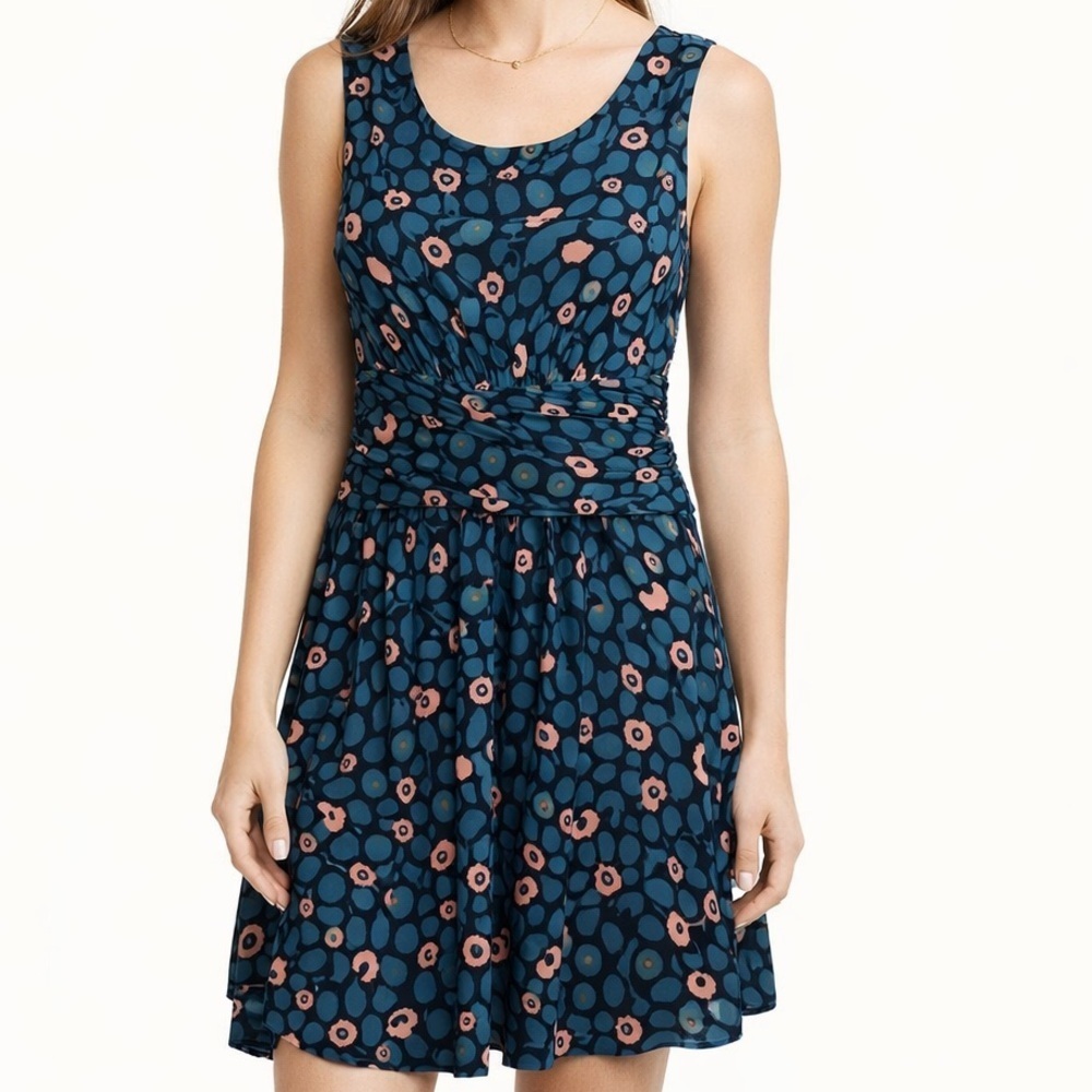 Moulinette Soeurs Anthropologie Floral Sleeveless Fit & Flare Dress SP
